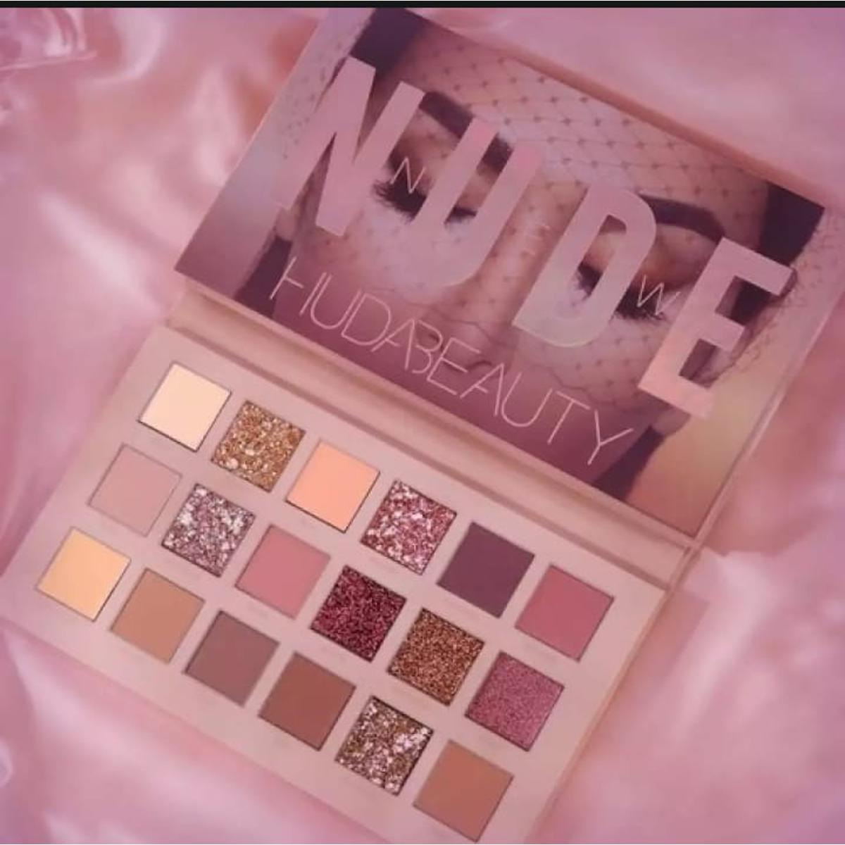 18 Shade Pearlescent Shimmer - Matte Waterproof NUDE Eyeshadow Palette