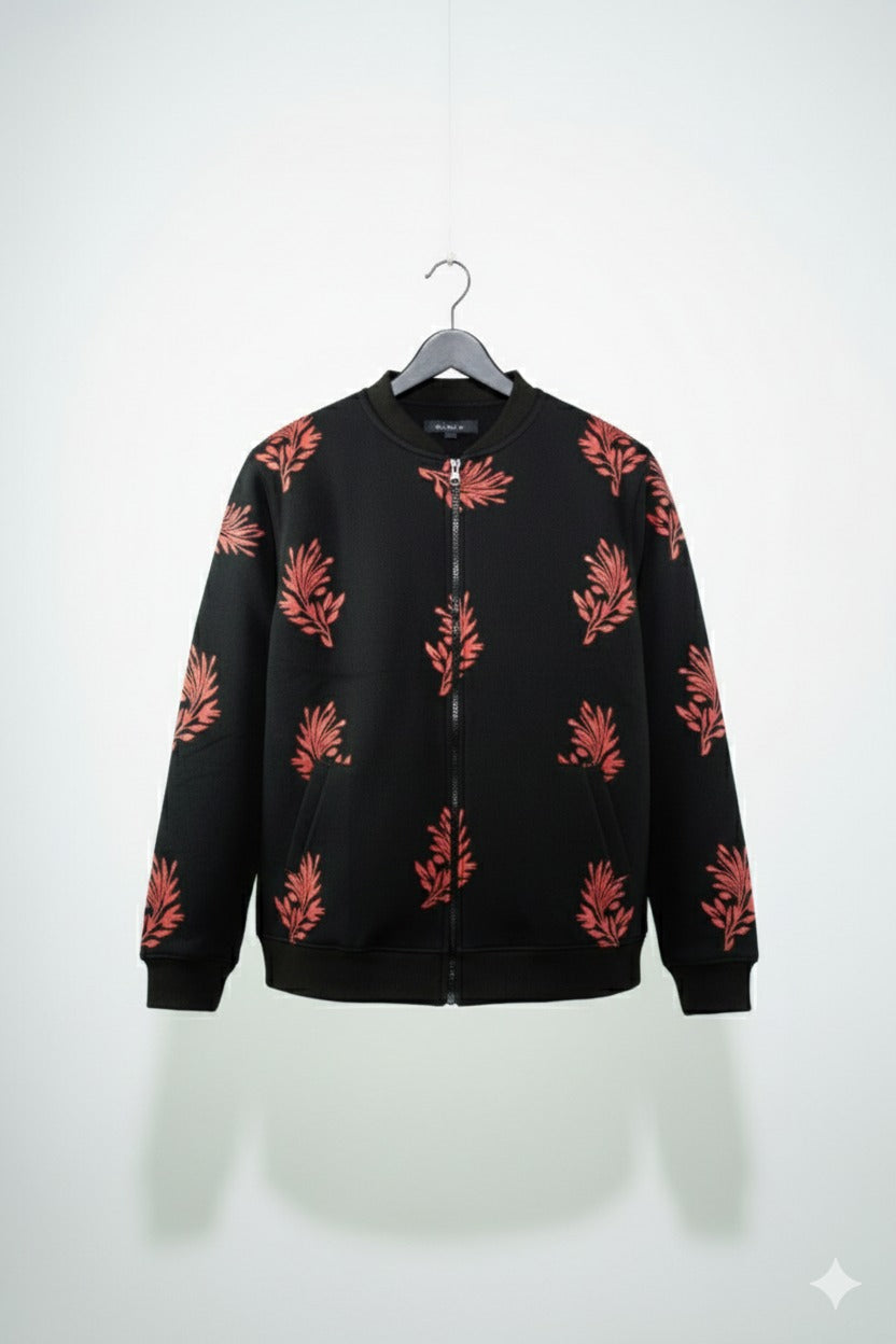 Classic Winter Jacket For Men- Zipper Style, Stay Warm And Stylish- Comfortable Fleece Material
