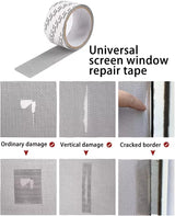 Mesh Roll Tape Window Screen Repair Patch | Keep Mosquitoes Out with Our Anti-Insect, Self-Adhesive Mesh Patch Tape - 2 meter