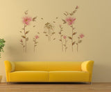 Sk9026 Auspicious and Romantic Flowers Sticker