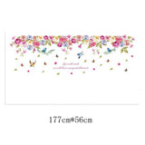 WALL STICKERS 60X90 XL8202 HANGING COLORFUL ROSES