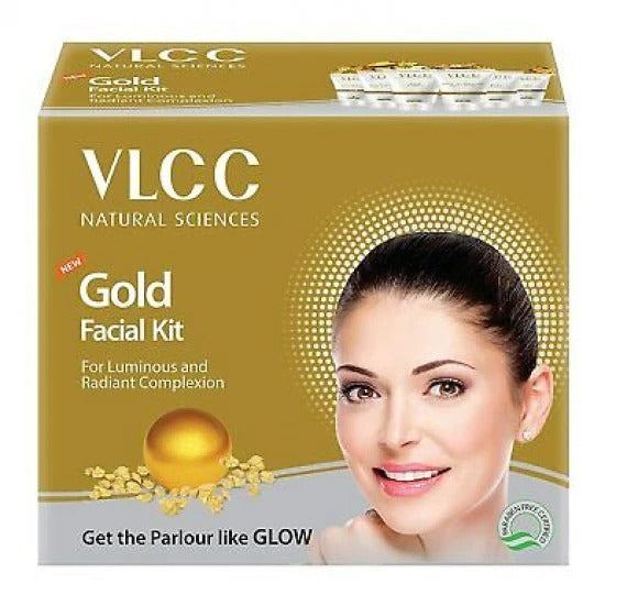 VLCC Gold Facial Kit For Luminous And Radiant Complexion
