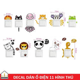 Wall decals, wall stickers, wall stickers for decorating switches and electrical outlets ZH97 size 30x45 kg3001