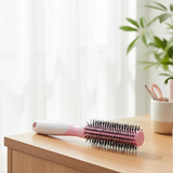 Professional Round Hair Brush for Blow Drying & Styling | Smooth, Volumizing Ceramic Barrel Brush with Heat-Resistant Bristles | Perfect for Straightening, Curling, Root Lift & Salon-Style