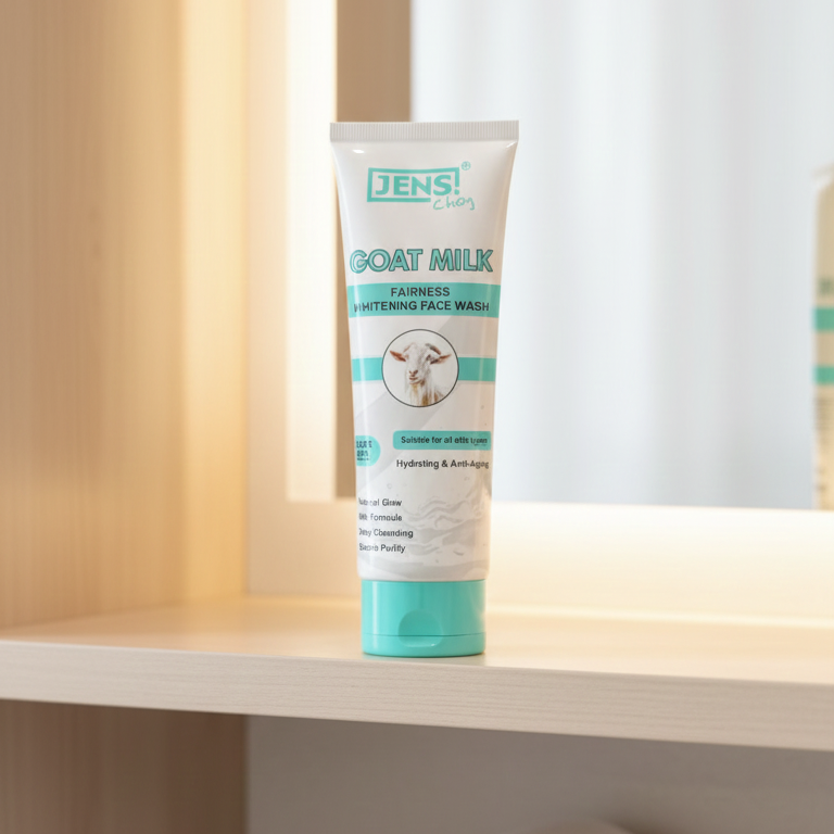 Jens Choy Goat Milk Fairness Whitening Face Wash Gentle Formula Brightening Effect Premium Quality - 100g