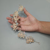 Fashion Pearls golden Wedding Hair Accessories Flowers Bridal Hair Jewelry Hair Pins Pearl Clips for Women Headpieces