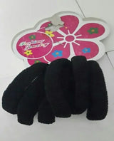 Pack Of  8 - Black Hair Ponies