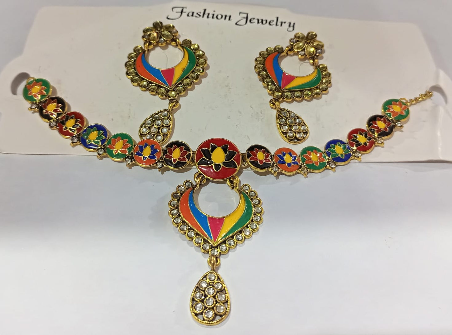 2021 Luxury Sparking Cubic Zircon Drop Earring Necklace Jewelry Sst Wedding Bridal jewelry sets