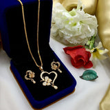 Necklace pendant Earrings Ethiopia wedding bridl jewelry sets for women