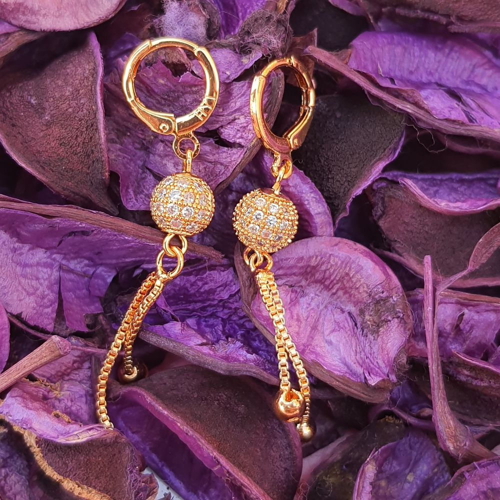 Big Simulated Drop Earrings for Women - Female Fashion Jewelry