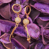 Big Simulated Drop Earrings for Women - Female Fashion Jewelry