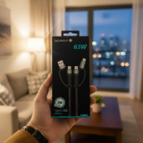 Sabawoon S116 Type?C to Type?C Cable | 120W | Digital Display | 100% Original