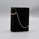 Simple gold nath fancy design