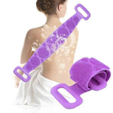 1 PC's Silicone Back Scrubber Bath Belt, Bath Scrubber (random Color) (70 cm)