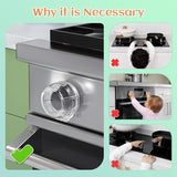 2 PC's stove knob lock Baby Safety Stove Gas Knob Covers &amp; Childproof Oven Lock, Kitchen Safety Stove Locks for Babies &amp; Toddlers