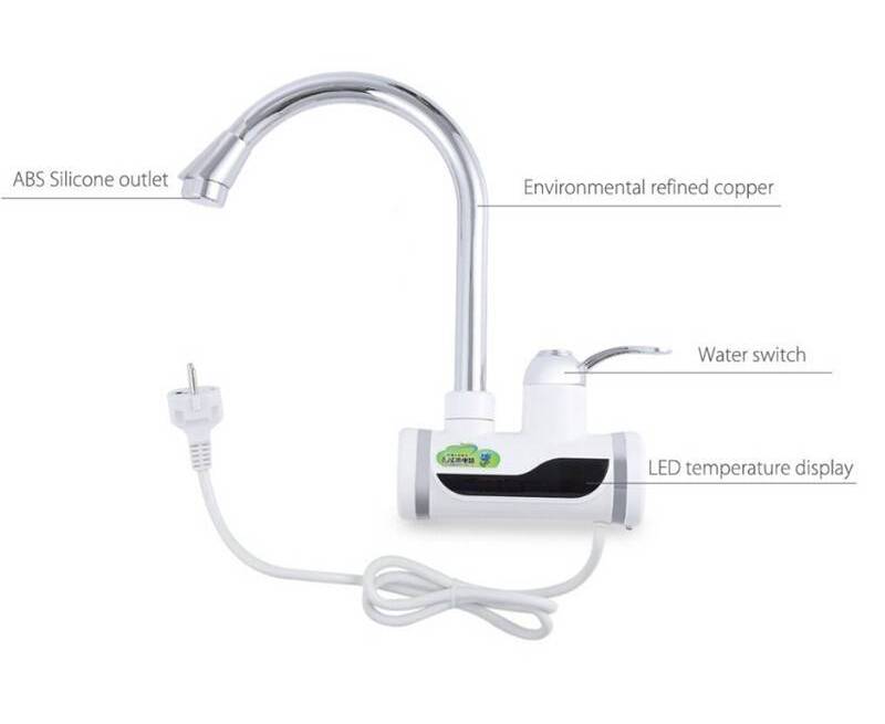 (with shower)Electric Hot Water Heater Faucet Kitchen Instant Heating Tap Water