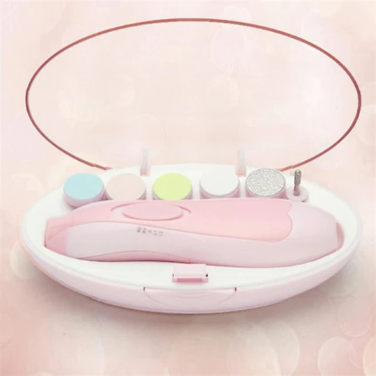 Electric Nail Clipper - Baby Nail Trimmer Clipper Set ( random color )