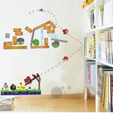 Red & Green Angry Birds Design Wallpaper size 50x70 lm7021