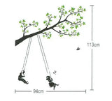 Vinyl wall decal - Swing dm570170 size 50x70