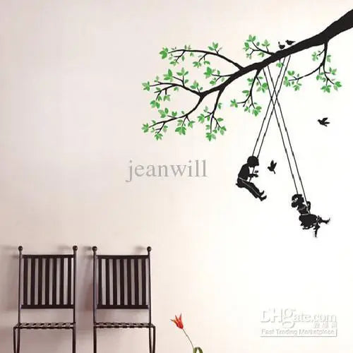 Vinyl wall decal - Swing dm570170 size 50x70