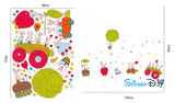 Little Bunny, Train, and Carrot size 60x90 jm8357
