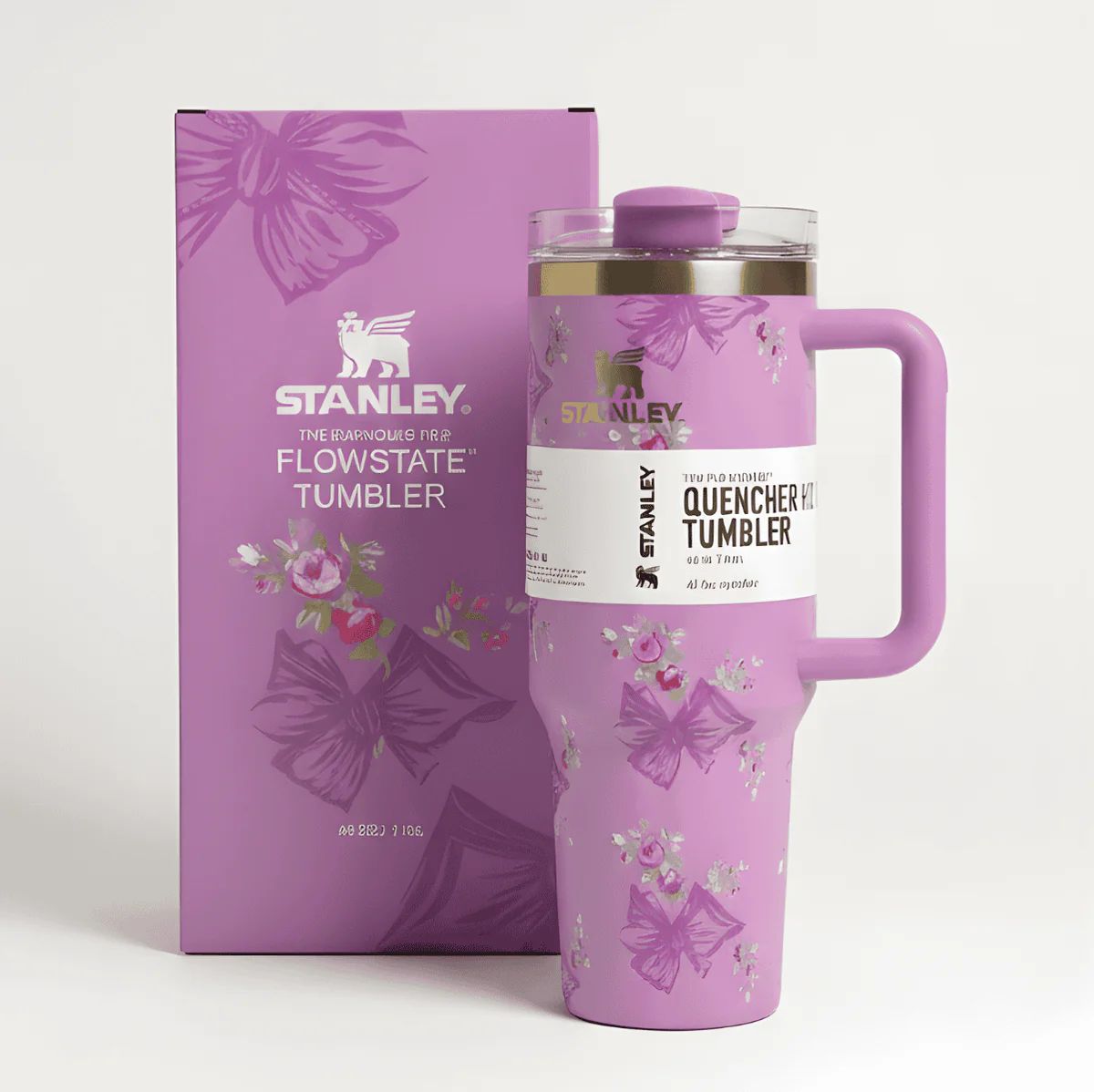 40 Oz Stanley X Coquette Tumbler Providing Durable Quality Comfortable Use Everyday Hydration Support - 1.18 Liter
