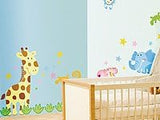 Wildly funny wall decals for children's "Kenya" size 50x70 mj7009