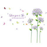 Blue Snowflake Wall Sticker Xh9259