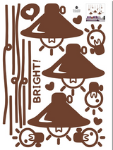 Solimo Wall Sticker for Home (Beautiful Hanging Lights) size50x70 dm4560007