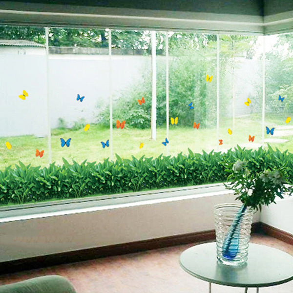 AY7185 Wholesale wall stickers skirting wall decoration stickers mirror self-adhesive grass stickers green land
