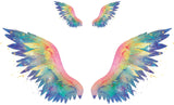Wall Stickers Angel Wing Art Sticker Plant Wall Art Wall size 60x90 hm92062