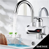 Electric Kitchen Instant Water Heater Tap – Instant Hot Water Faucet | Fast Heating Tankless Faucet