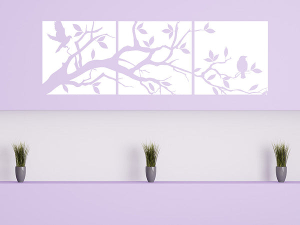 Set Of Three panels Wisdom Interior Design Wall sticker