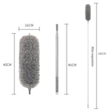 Premium Microfiber Duster – Extendable, Washable, High-Density Dust Cleaner for Home, Car & Office | Easy Cleaning for Fans, Shelves & Hard-to-Reach Areas