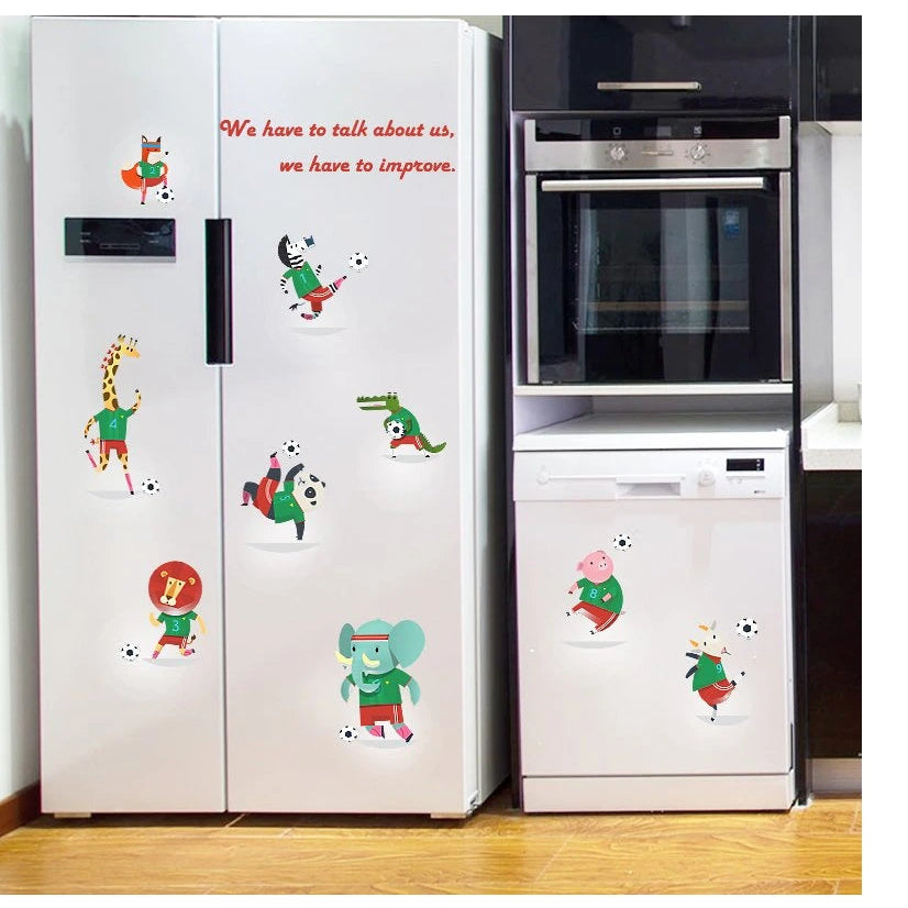 Interior sticker "Carnival Country: Animals-football players" size 50x70 sk7182