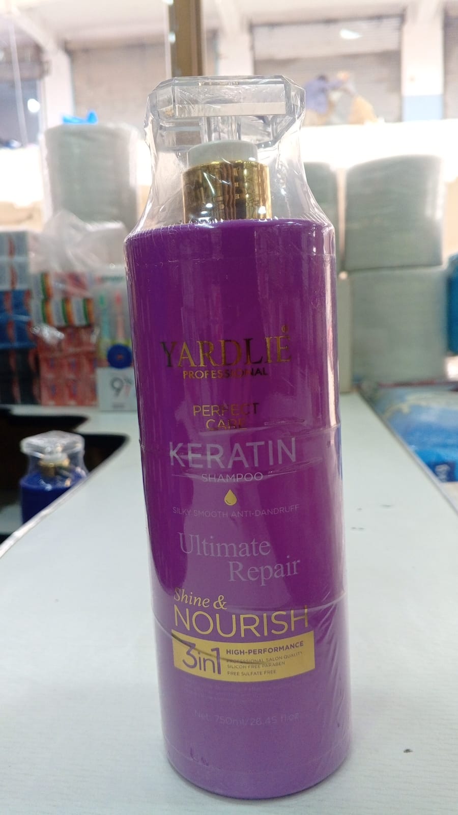 Yardlie Keratin Shampoo | Professional Perfect Care | 750 ml | Anti?Dandruff & Frizz Control