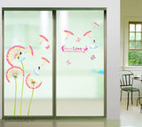 SYGA Dandelion umbrella wall Removable Sticker size 60x90  ay9121