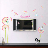 SYGA Dandelion umbrella wall Removable Sticker size 60x90  ay9121