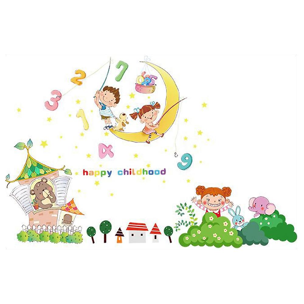 Children Room Cartoon Wallpaper Wall Sticker Sk7023