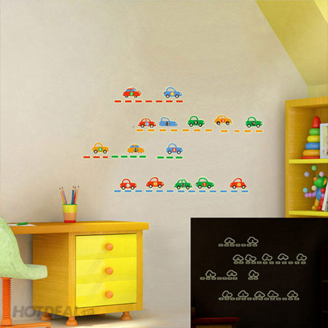 Yigo Fluorescent Luminous Wall Stickers Glow in The Dark Stars Home Decoration Eco-Friendly PVC Cartoon Wall Decal for Kids Rooms-Alphabet
