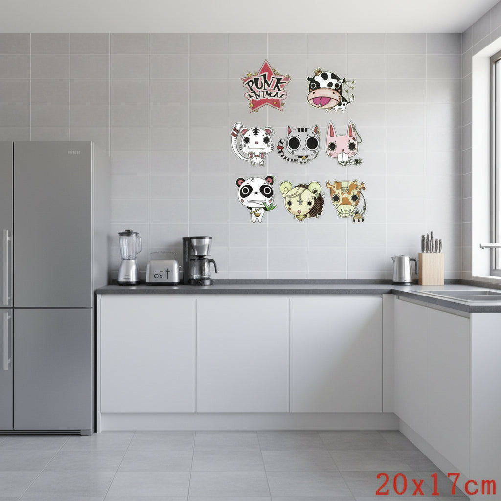 Cartoon Punk Cute wall sticker size 30x45 xh3213
