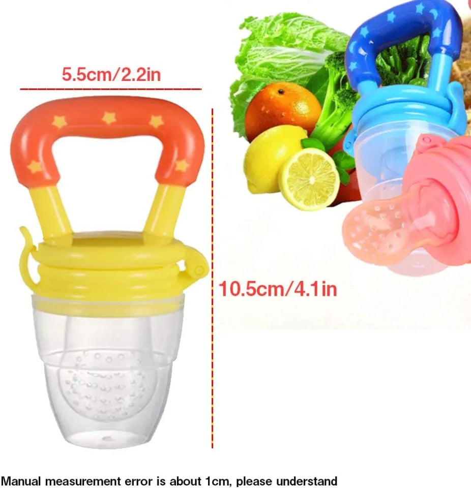 GNC Baby Fruits Pacifier Food Feeder Baby Bite Pacifier Fruits Vegetable Food Supplement Silicone Baby Feeder Fruit Chosni