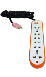 Extension Lead 5?Way | 4M Copper Wire | Power Switch | Multi?Socket Extension Cord | White