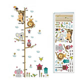 Forest Animal Trees Height Wall Sticker