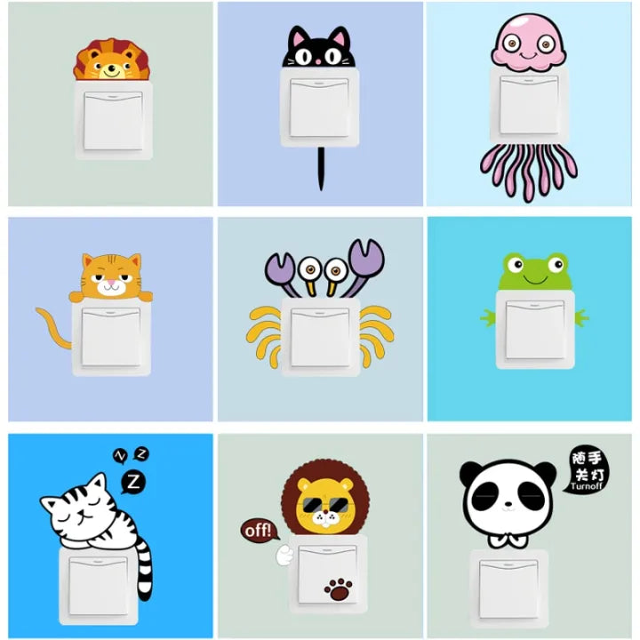 Wall decals, wall stickers, wall stickers for decorating switches and electrical outlets ZH97 size 30x45 kg3001