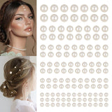 3D Face Pearl Jewels Eyeshadow Stickers  Face Body Eyebrow Diamond Nail Sticker Diamond Decoration And Hair Beats Multi Colour