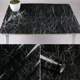 Self Adhesive Marble Sheet for Kitchen / Waterproof Anti Oil &amp; Heat Resistant Wallpaper Sheet (Random Color)
