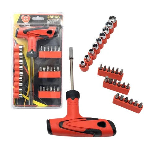28?Pcs Screw Tool Set | High?Quality Screwdrivers & Bits | Durable Repair & Assembly Kit