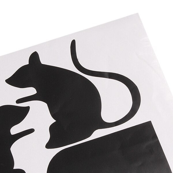 Agujero para ratón divertido pegatinas de pared orificio para ratas pegatinas de pared de dibujos animados dormitorio Sala ratones en el escenario pegatinas de pared size 30x60cm Nc1042