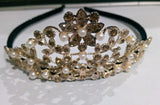 Crystal Crown Tiaras Headwear For Women Party Rhinestone Pearl Crown Tiara Hair Wedding Queen Crowns Head Jewelry Birthday Party jewellery